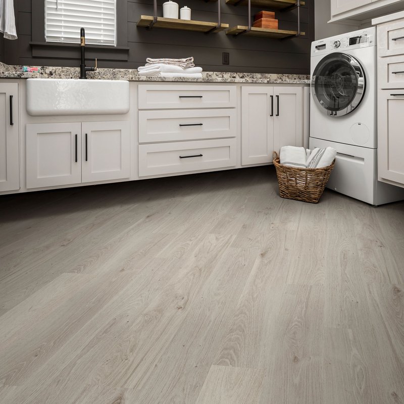 kitchen with hardwood flooring from Carpet City & Flooring Center in the Fairfield, CT area